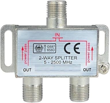 2 Li Uydu Splitter Kablo Tv Rg6 4818p  oklay c  Da t c  Anten  anak  evirici Switch Hub