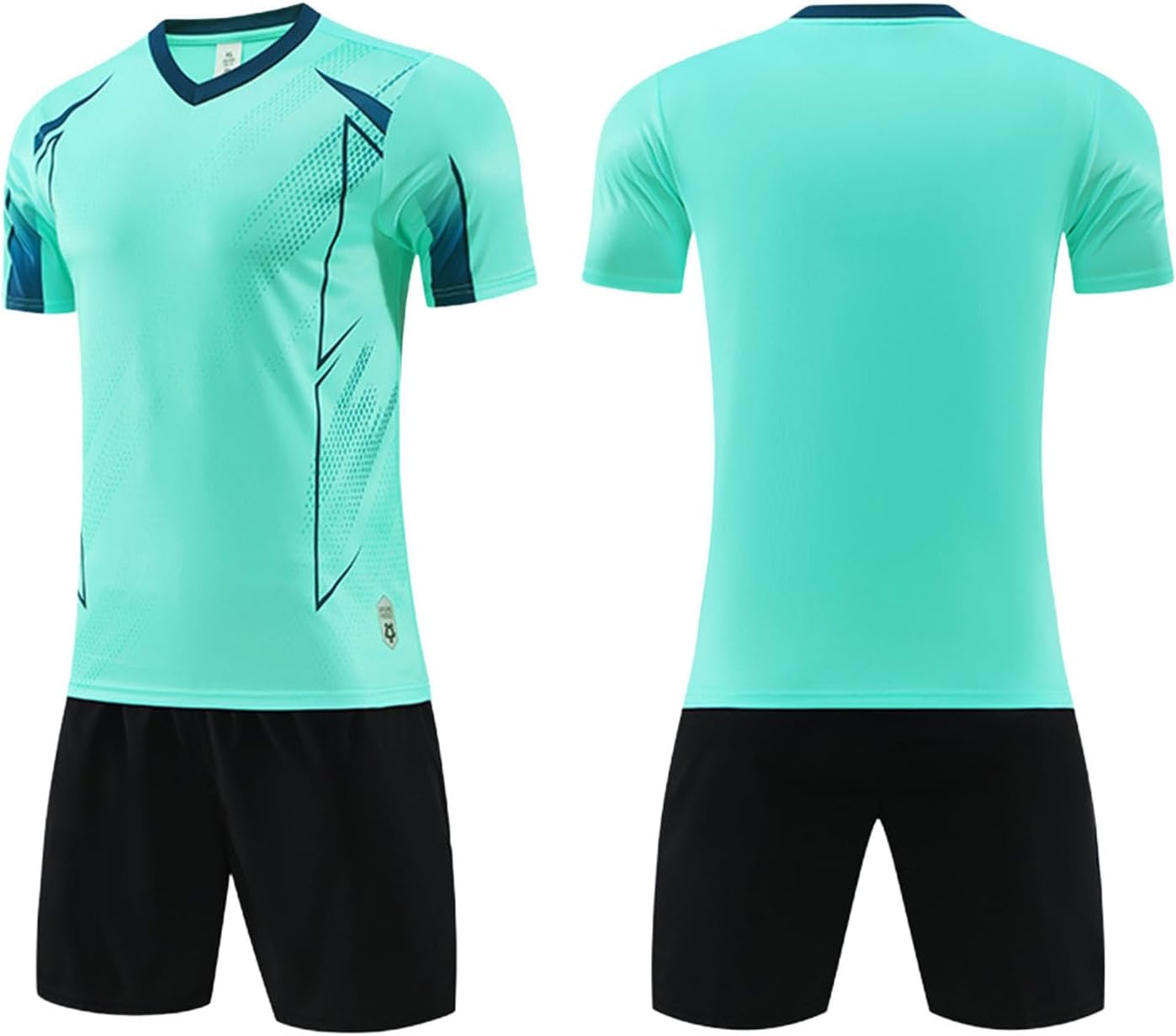 Cambkatl Men's Athletic 2 Piece Outfits, Short Sleeve Casual T-Shirts with Shorts Tracksuit Summer Training Matching Sets