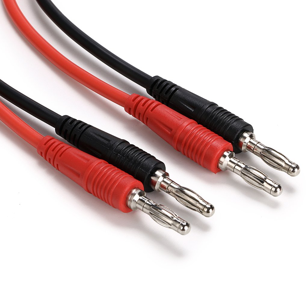 Sumnacon 4 in 1 Banana Plug Alligator Clip Pure Copper Fork Test Lead, 3.3 ft Multimeter Flexible Test Lead Wire Cable with Protective Jack Copper Clamps for Electrical Testing 1000V/15A - Image 4