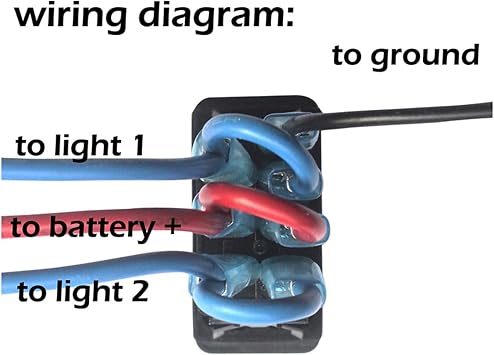 Windshield Washer Wiper Momentary Rocker Switch 7P (ON)-Off-ON DPDT Switch ARB Carling Narva RV 4x4 Accessories Washer Jet(Orange)
