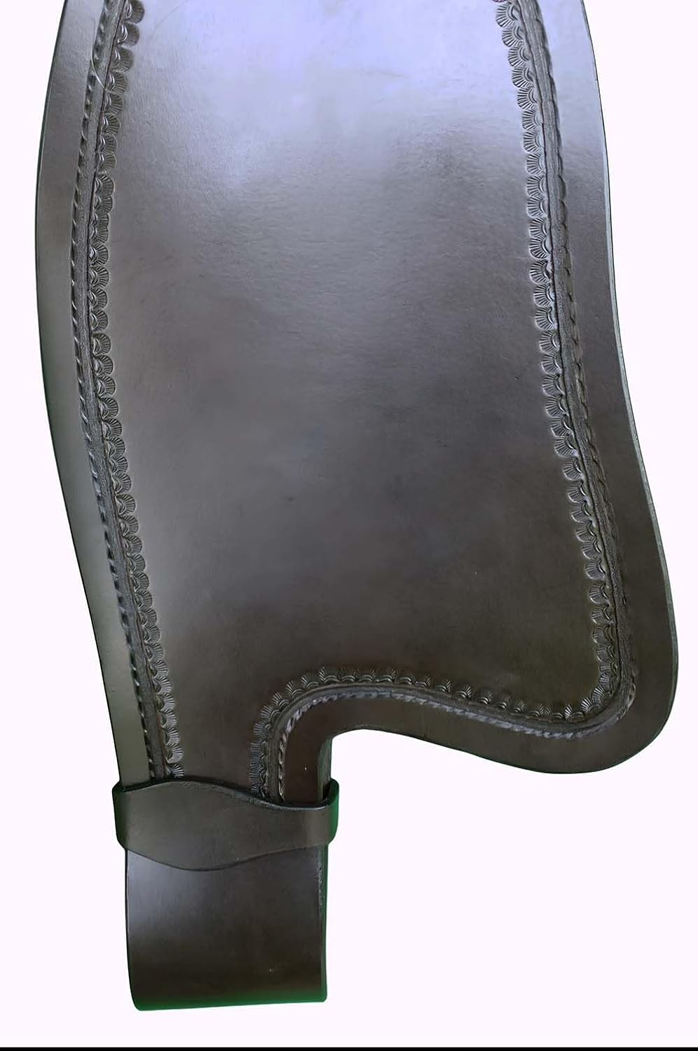 CHALLENGER Horse Western Adult Tooled Brown Leather Replacement Saddle Fenders 5214DB