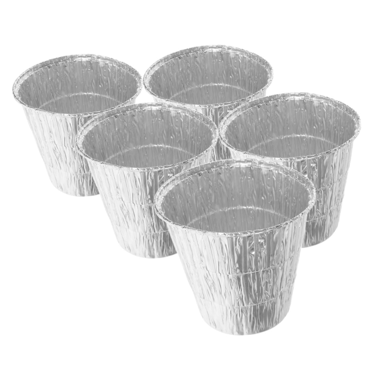 FUNOMOCYA 5 Pack Disposable Foil Pans Grill Drip Pans BBQ Accessories Grease Container Outdoor Cooking Liners