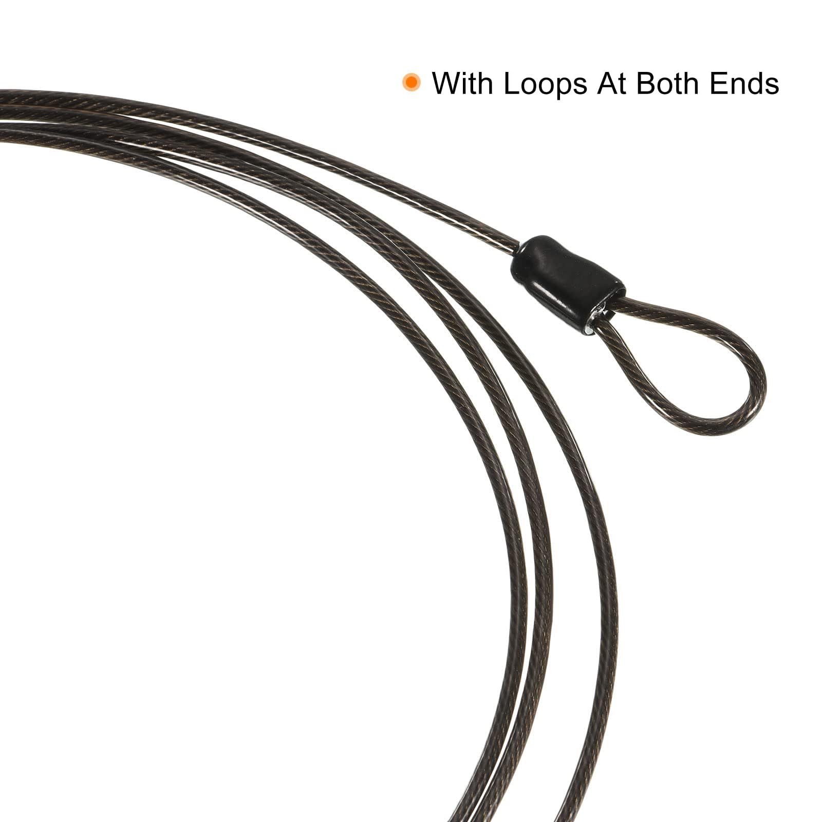 TOP-VIGOR 2Pcs Security Steel Cable - Image 3