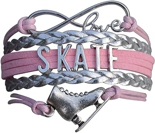 Figure Skating Bracelet, Figure Skating Jewelry, Ice Skating Jewelry, Ice Skate Charm Bracelet - Perfect Figure Skating Gifts