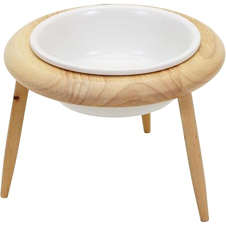 Amazon Petstyle えさ皿 猫 犬 食器 えさ 皿 餌入れ フードボウル おしゃれ かわいい ペット 餌皿 水飲み 食器台 食べやすい 傾斜 陶器 高さ調節 アルベロスタンド シングル ホワイト Petstyle 食器 ボウル 通販