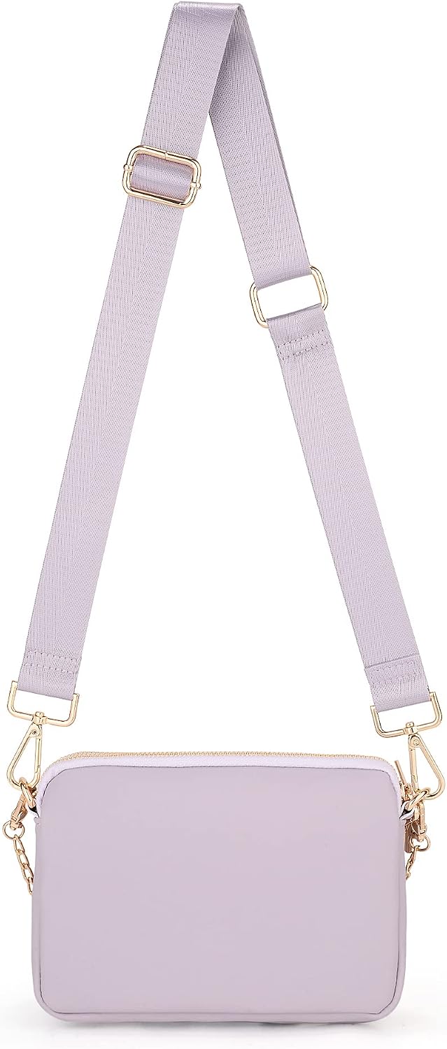 UTO Small Crossbody Bags for Women 3 in 1 Trendy Belt Purse Fashion Designer Mini Cute Sling Fanny Chest Pack