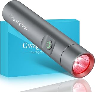 Infrared Red Light Therapy Device - 2023 Upgraded 2 in 1 Red Infrared Light for Body & Face Pain Relief,with Rechargeable Design Red Light Therapy Wand,Use 3 Wavelengths
