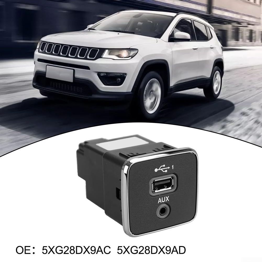 Presa di ricarica USB AUX per Jeep per Cherokee e in tutti i modelli dal 2017 al 2021