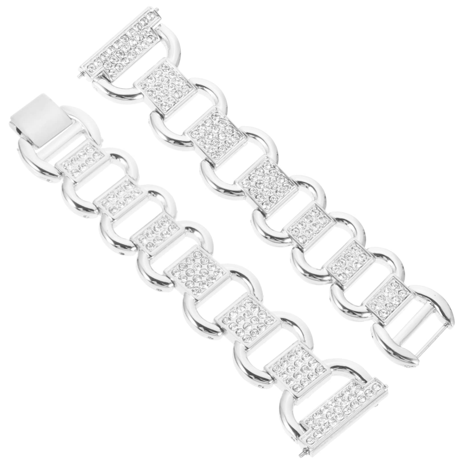 ARTIBETTER Shiny Rhinestone Watch Band for Watch Decorative Strap Elegant Design for Formal Wear Easy Installation and Craftsmanship