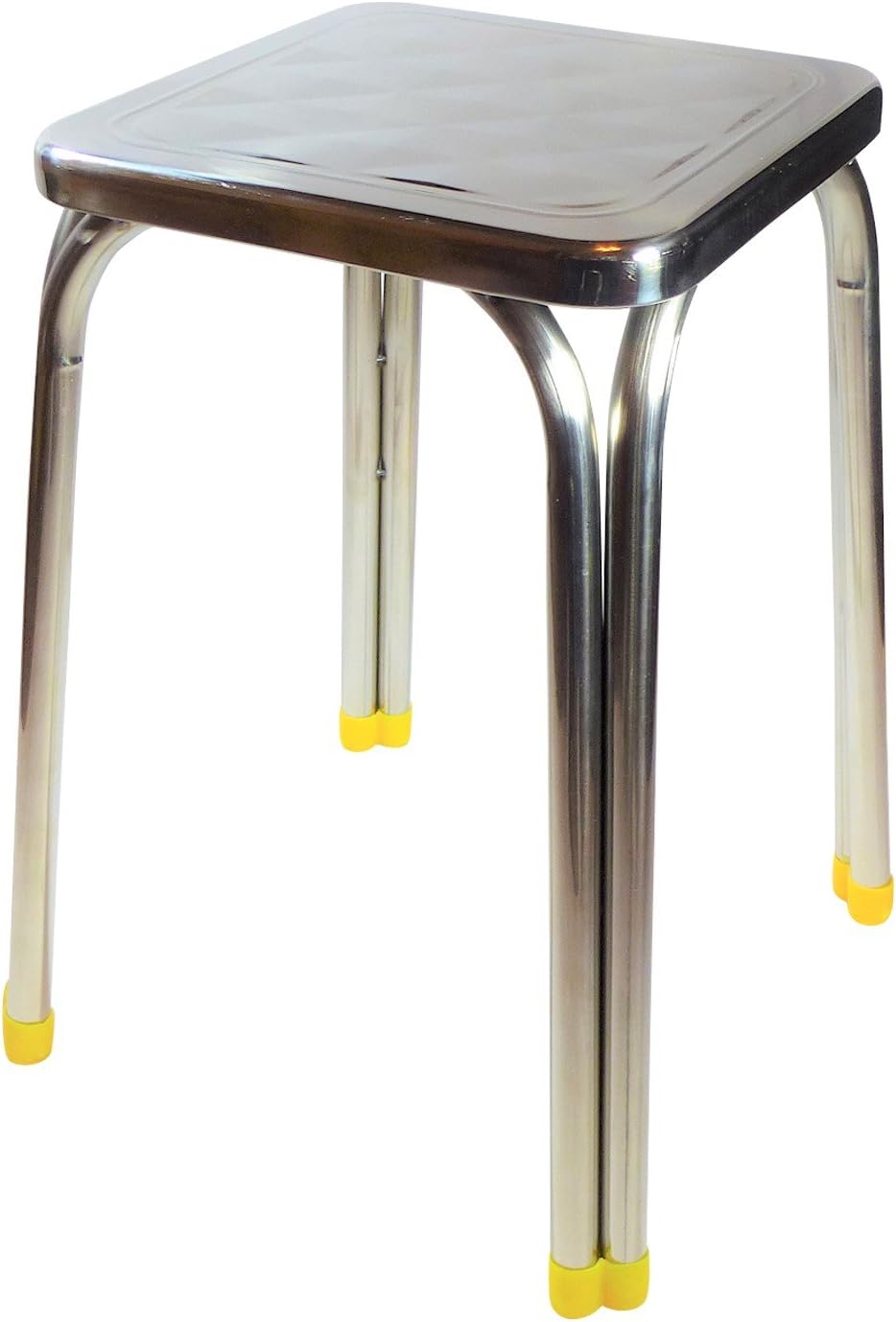 Stainless Steel Stool - 18 Inches Tall - All Metal for Counter, Workbench or Kitchen Tasks