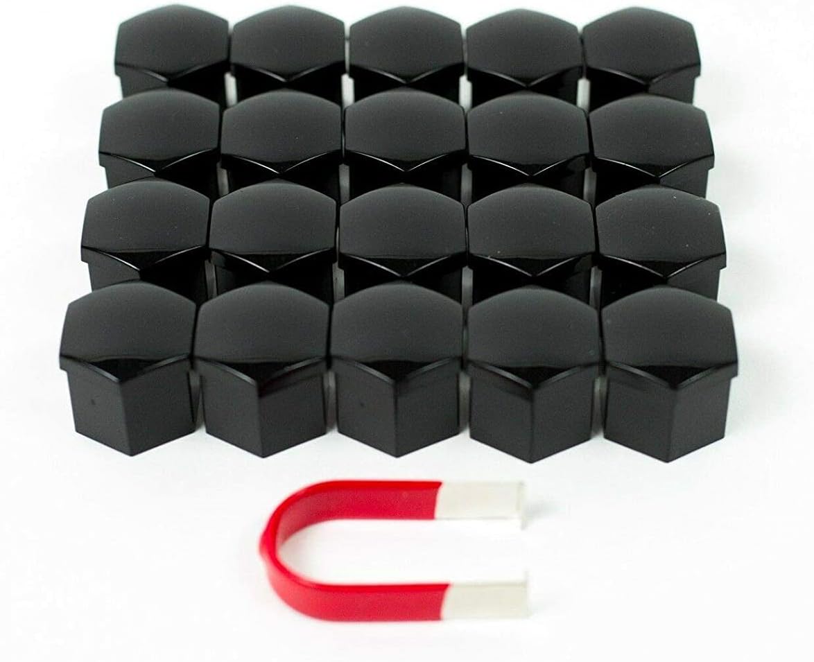 for Chevrolet Corvette C8 Wheel Nut Covers / Lug Nut Covers - Glossy Black