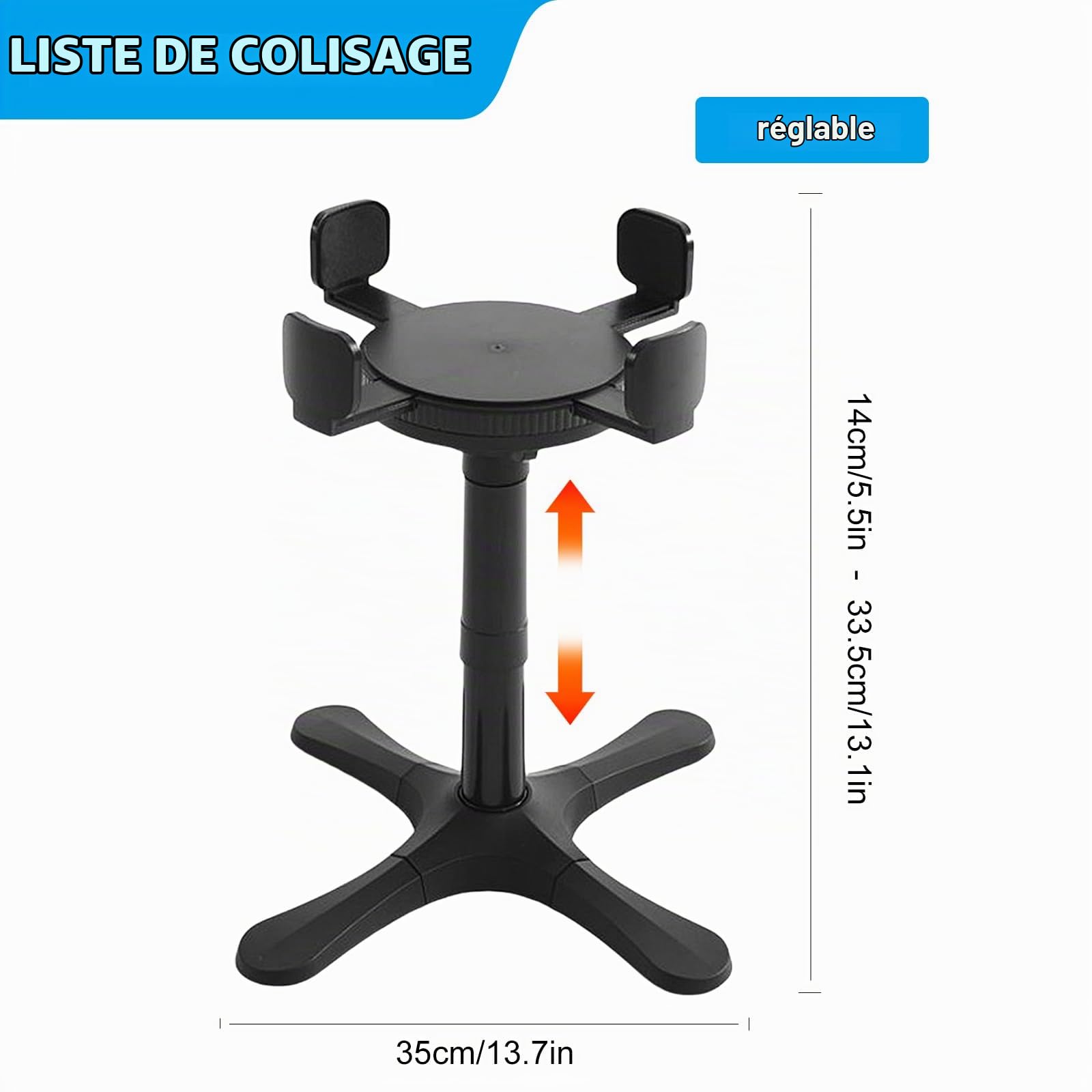 Support De Gamelle pour Chien, 3 Hauteurs Ajustables Porte Gamelles, Gamelle Chien Surélevées, pour Petits, Moyens Et Grands Chiens, Hauteur Et Largeur Réglables