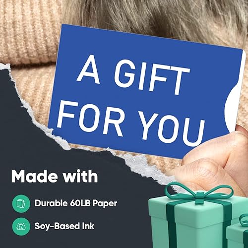 Miniatura 3 de Fundas de papel para tarjetas de regalo, paquete de 100 unidades a granel para Navidad, vacaciones, cumpleaños, día del padre, inauguración de la