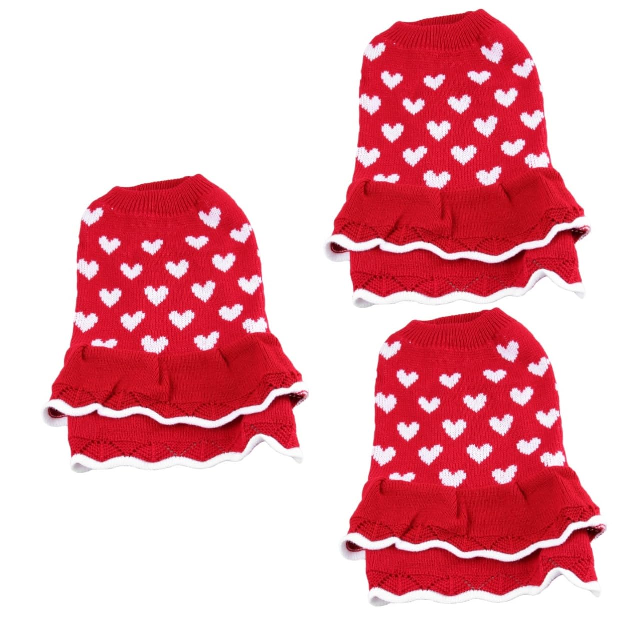 Pull pour chien tricoté POPETPOP : évitez les frissons de votre chiot grâce au tissu de Noël