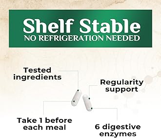 Digestive Enzymes with Probiotics & Prebiotics – Multi Enzyme Complex for Digestive Health, Gut Support & Bloating for Women & Men, Bromelain & Papaya, Enzymes for Digestion Support - 60 Capsules