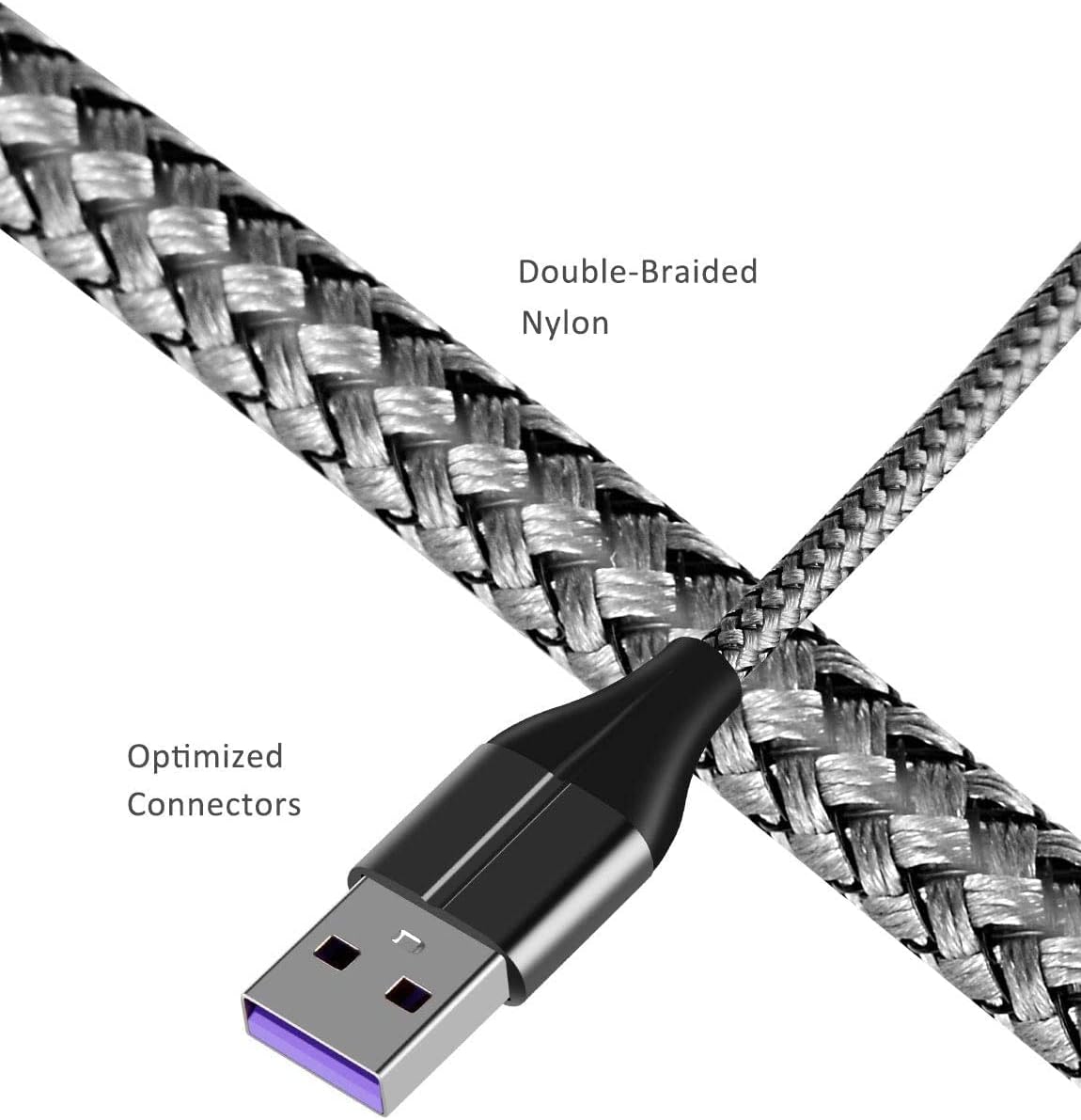 FEEL2NICE 10 ft USB Type C Cable,Extra Long 4 Pack 10 Foot USB C Cable USB A 2.0 to USB-C Fast Charger Compatible Galaxy S10 S9 S8 Plus Note 9/8,Moto Z,LG V30 V20 G5,USB C Devices