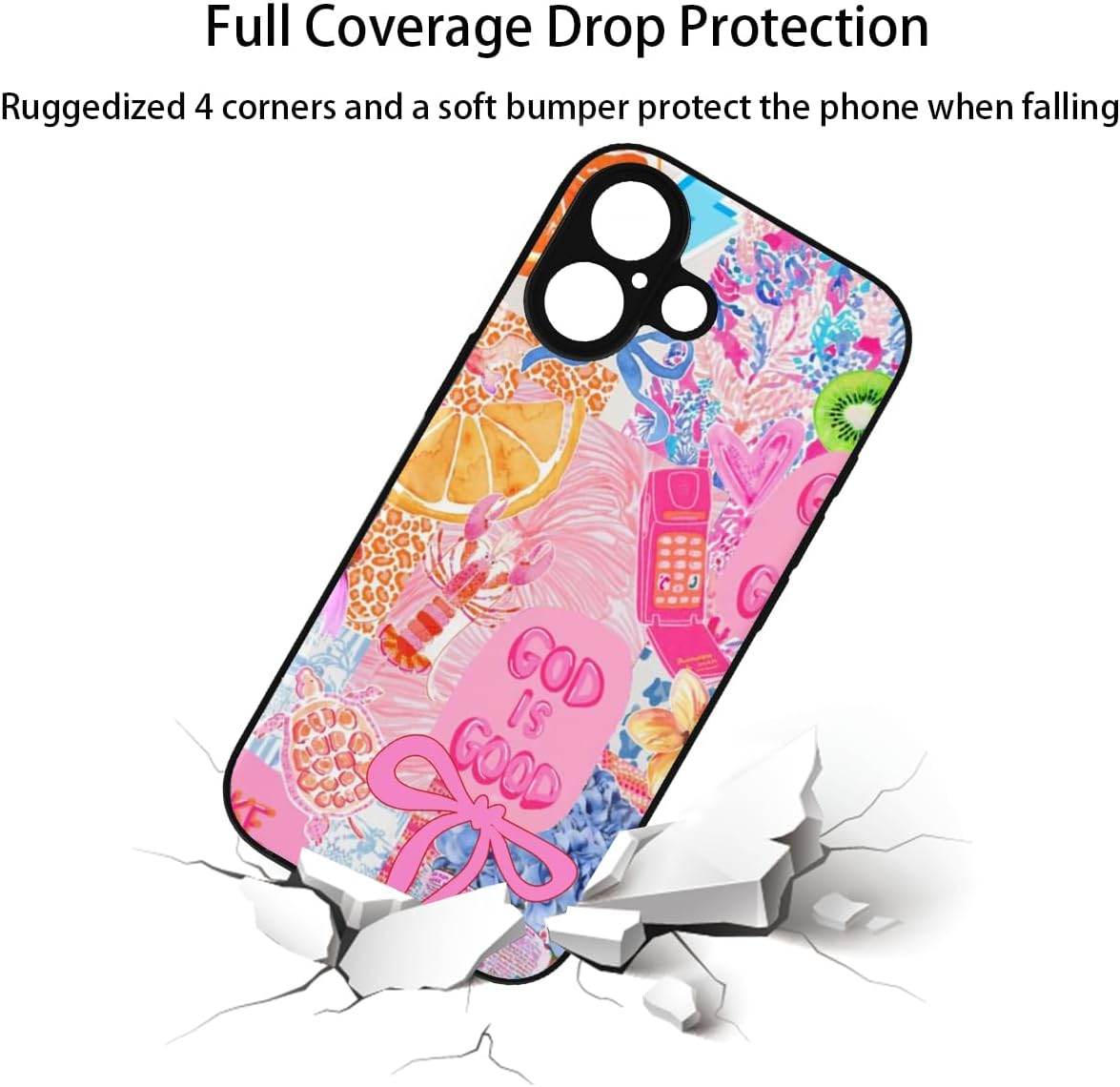 Preppy Christian Phone Case Shockproof Protective Collage Jesus Phone Cover for iPhone 17 image 4