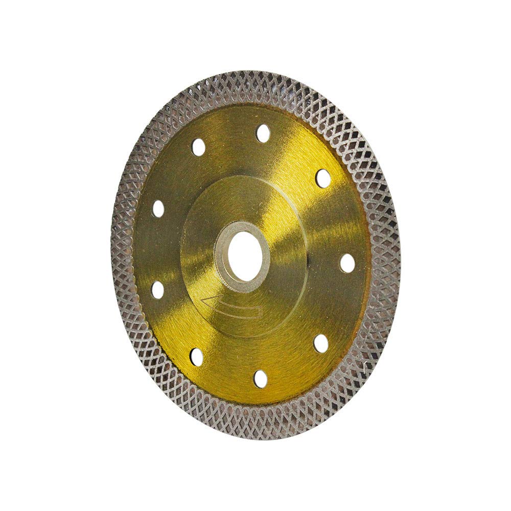 4-1/2 Porcelain Tile Turbo Thin Diamond Dry Wet Cutting Blade Saw Mesh Rim Disc Wheel Angle Grinder Ceramic Granite