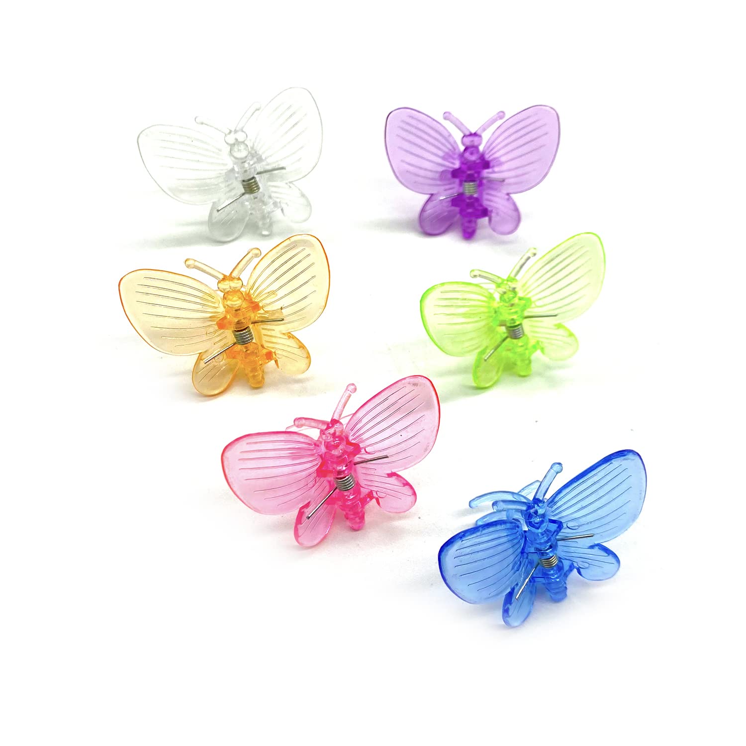 30 clip colorate a forma di farfalla, per orchidee e piante da giardino
