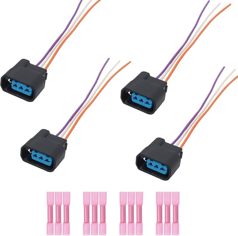 Conectores do chicote da bobina de ignição VECTOAUTO para Honda e Acura L4 – 4 unidades