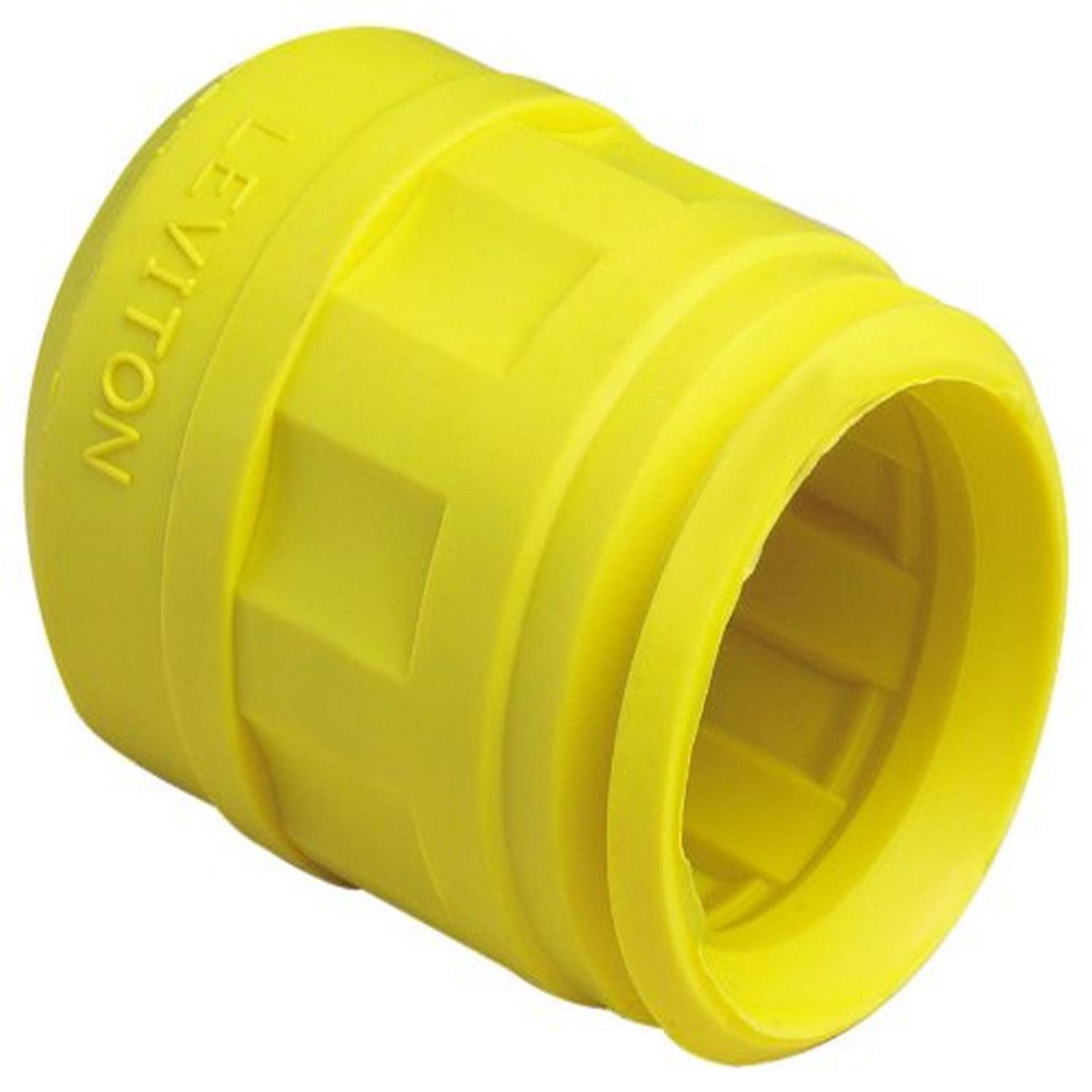 Leviton Boot for Straight, Locking Plug, 15-Amp and 20-Amp, 3, 4 Weather Resistant, 6017-Y, Yellow