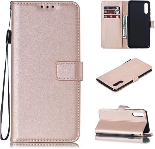 Miniatura 9 de Funda de cuero tipo cartera para teléfono Samsung Galaxy A50 A50s A30s con ranura para tarjeta de crédito Kickstand Folio Flip Cover Full Body