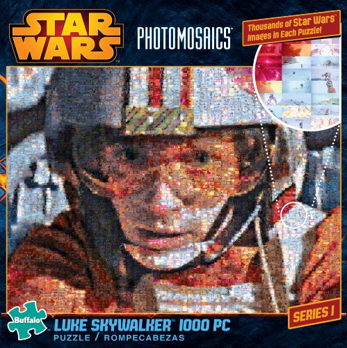 Amazon.com: Buffalo Games Star Wars Photomosaic: Luke Skywalker