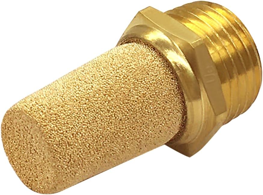 Uenede Brass 3/4" NPT Male Air Pneumatic Mufflers, 3PCS