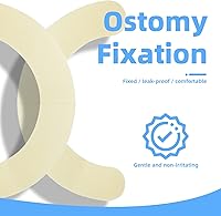 Vista 2 de Suministros de ostomía, tiras de barrera de ostomía, tiras elásticas de barrera para bolsas de colostomía, hidrocoloide de grado médico