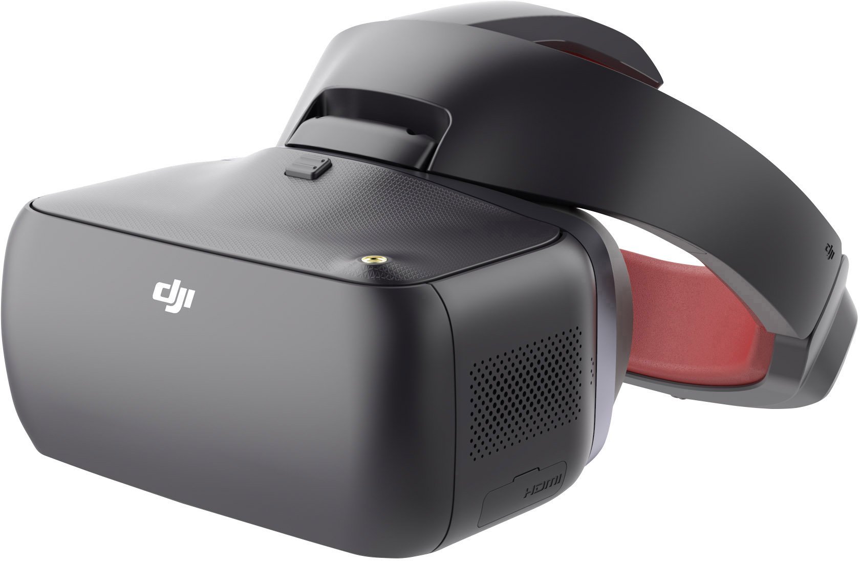 DJI Goggles Occhiali VR Racing Edition, Visore Racing ad Alte Prestazioni 1920 x 1080 HD, 2 Schermi HD, Head Tracking Video Fpv, Ottimali per Corse di Droni, 3 Antenne, Nero