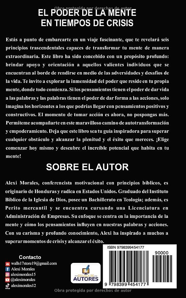 Miniatura 2 de El poder de la MENTE en tiempos de crisis 6 principios para transformar tu mente (Spanish Edition)