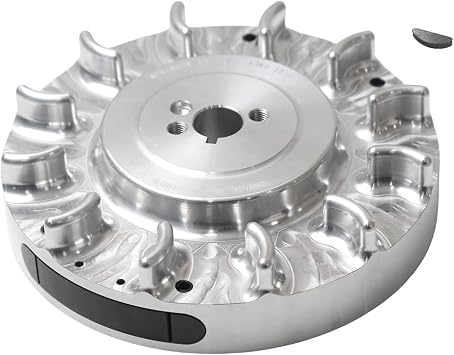 Speedway Billet Aluminum Flywheel For Predator 212cc Hemi Only,Advance timing of approximately 32 Degrees Silver