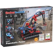 fischertechnik PROFI Pneumatic Power 533874   Construction Set, Educational Toy for Children, 5 Models, Ages 8+