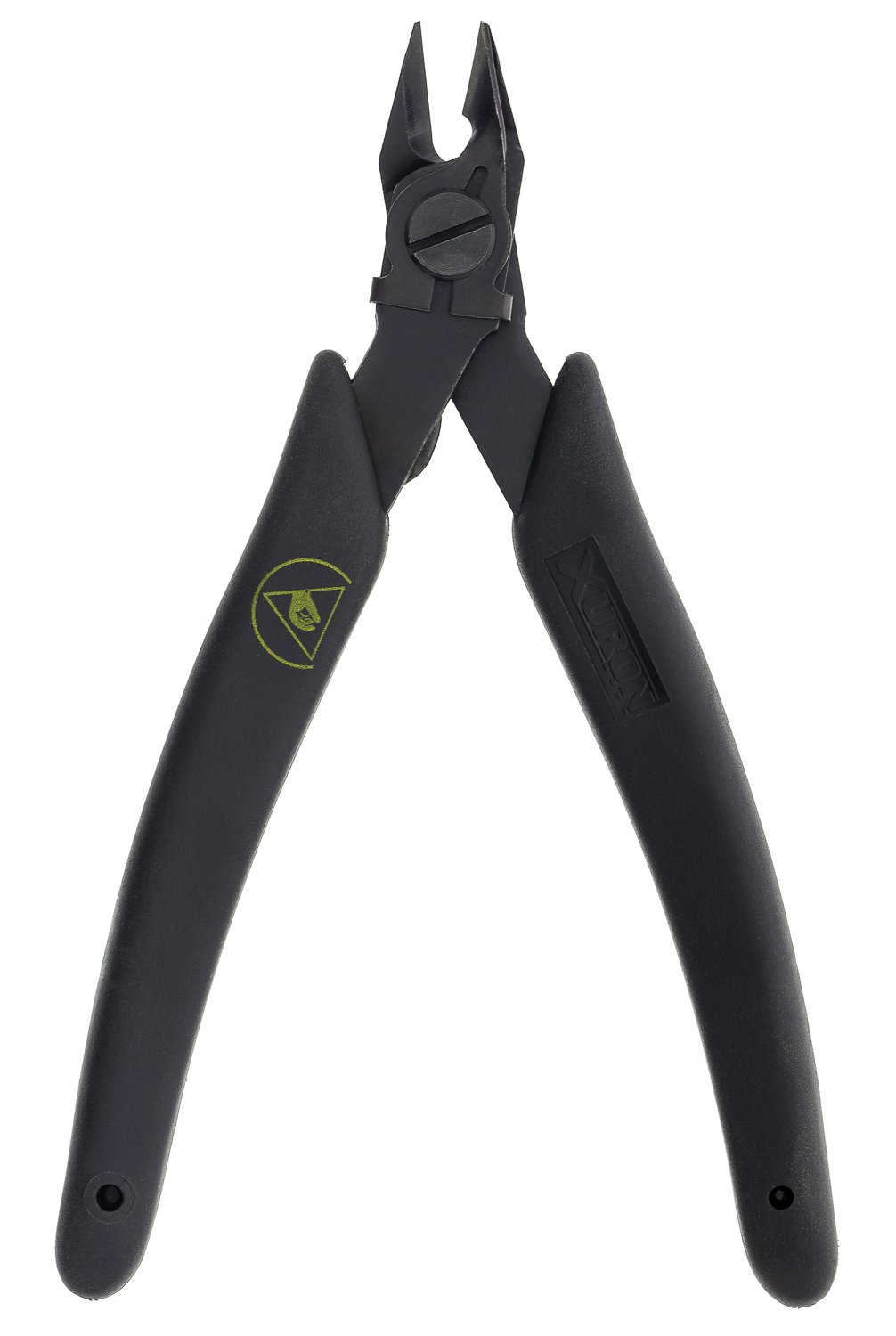 Xuron - 9200ASF Tapered Head Micro-Shear® Flush Cutter - ESD Safe Grips, Lead Retainer