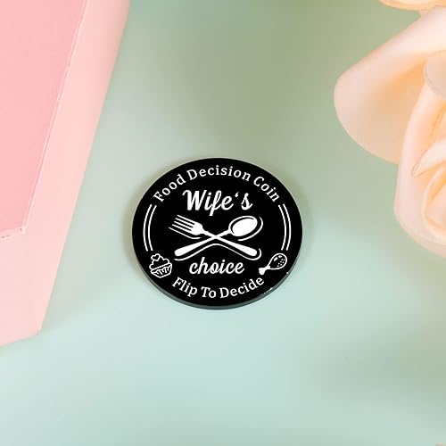 Miniatura 5 de Divertidos regalos para el día de San Valentín para mujeres, regalo de moneda abatible para marido, esposa, novia, novio, toma de decisiones,