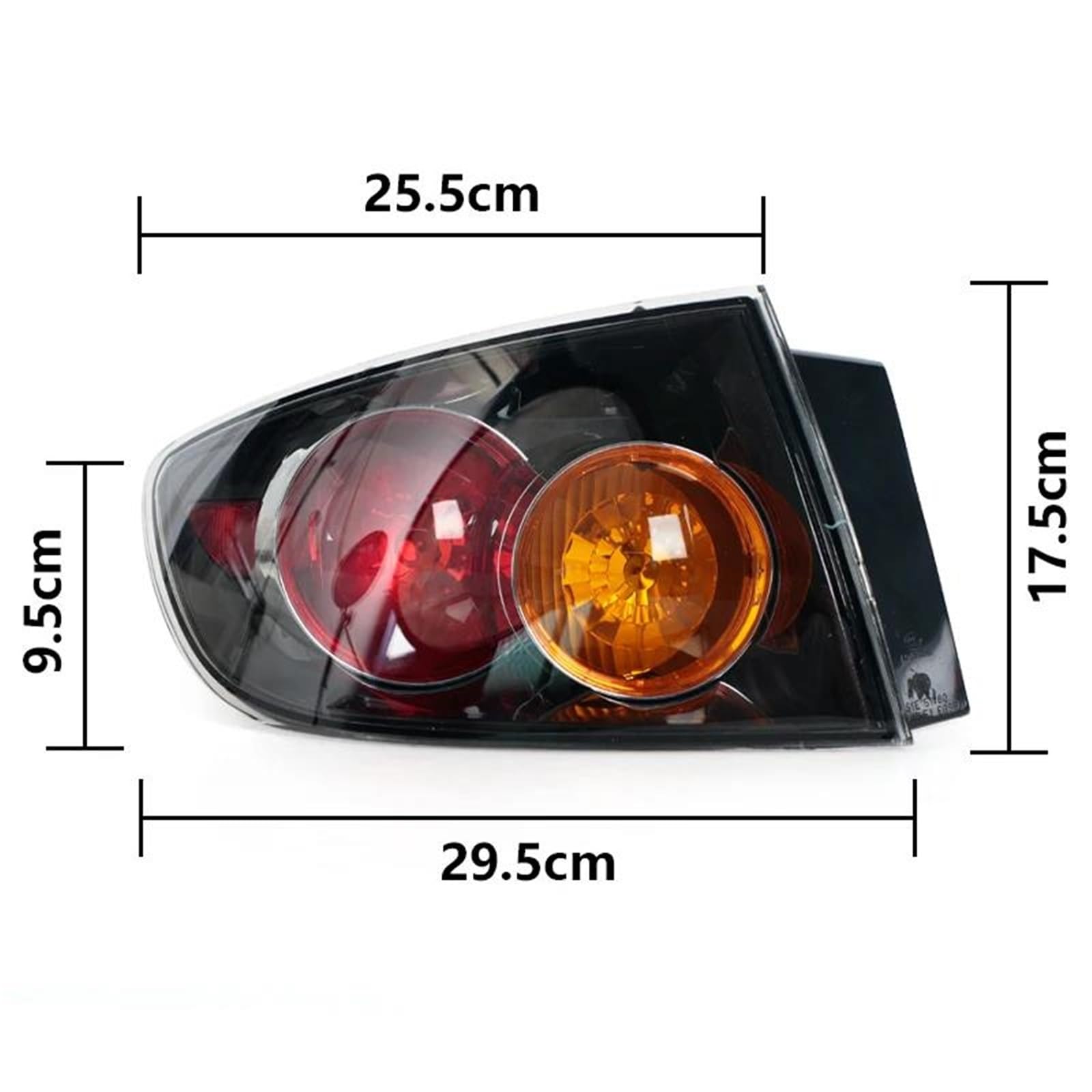 Luz Trasera Luz Trasera Para Mazda 3 Sedán 2004-2010. Incluye De Freno, Intermitente, Marcha Atrás Y Carcasa(Outside-Left)