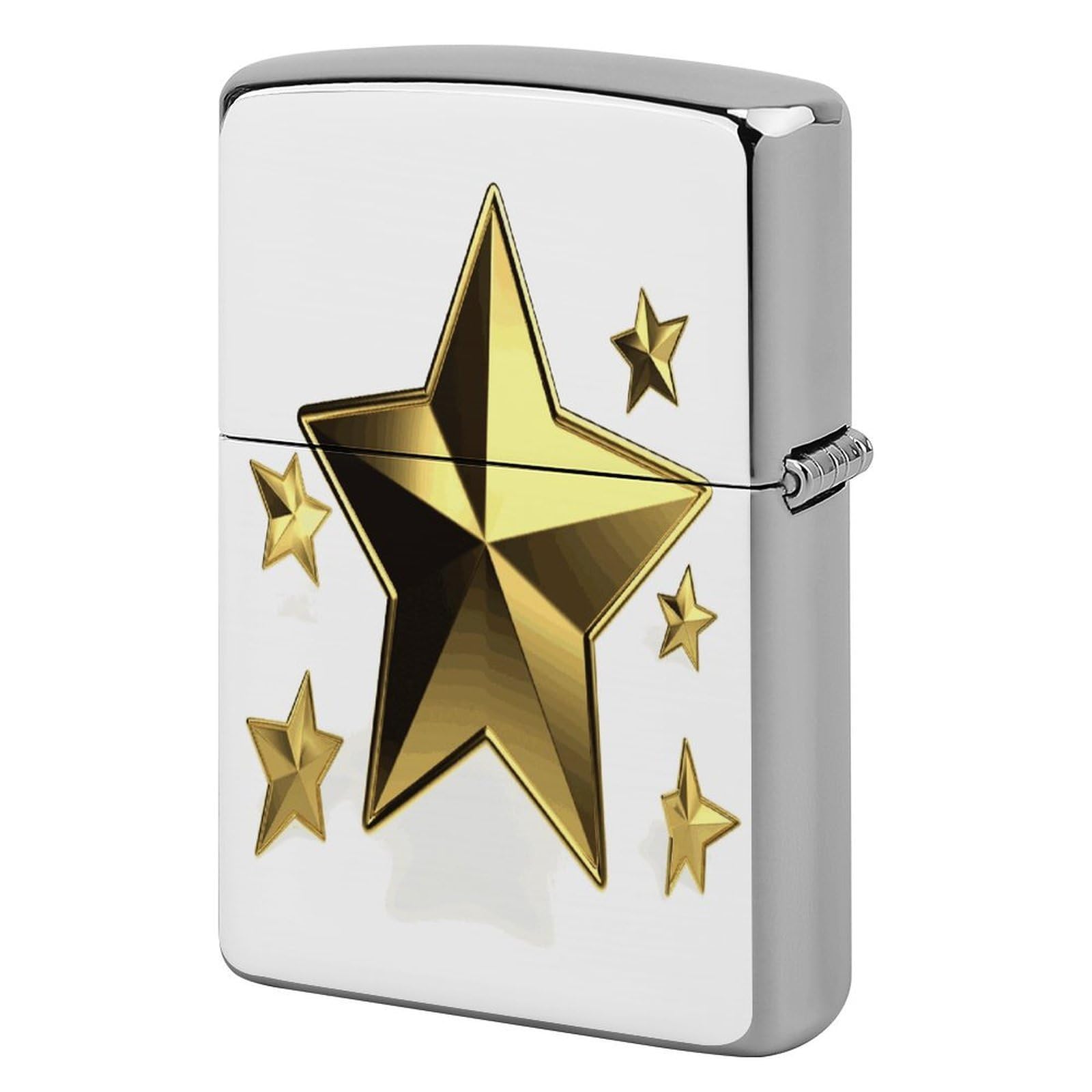 Fekiloot Style Gold Star Lighter Case Cover Lighter Holder