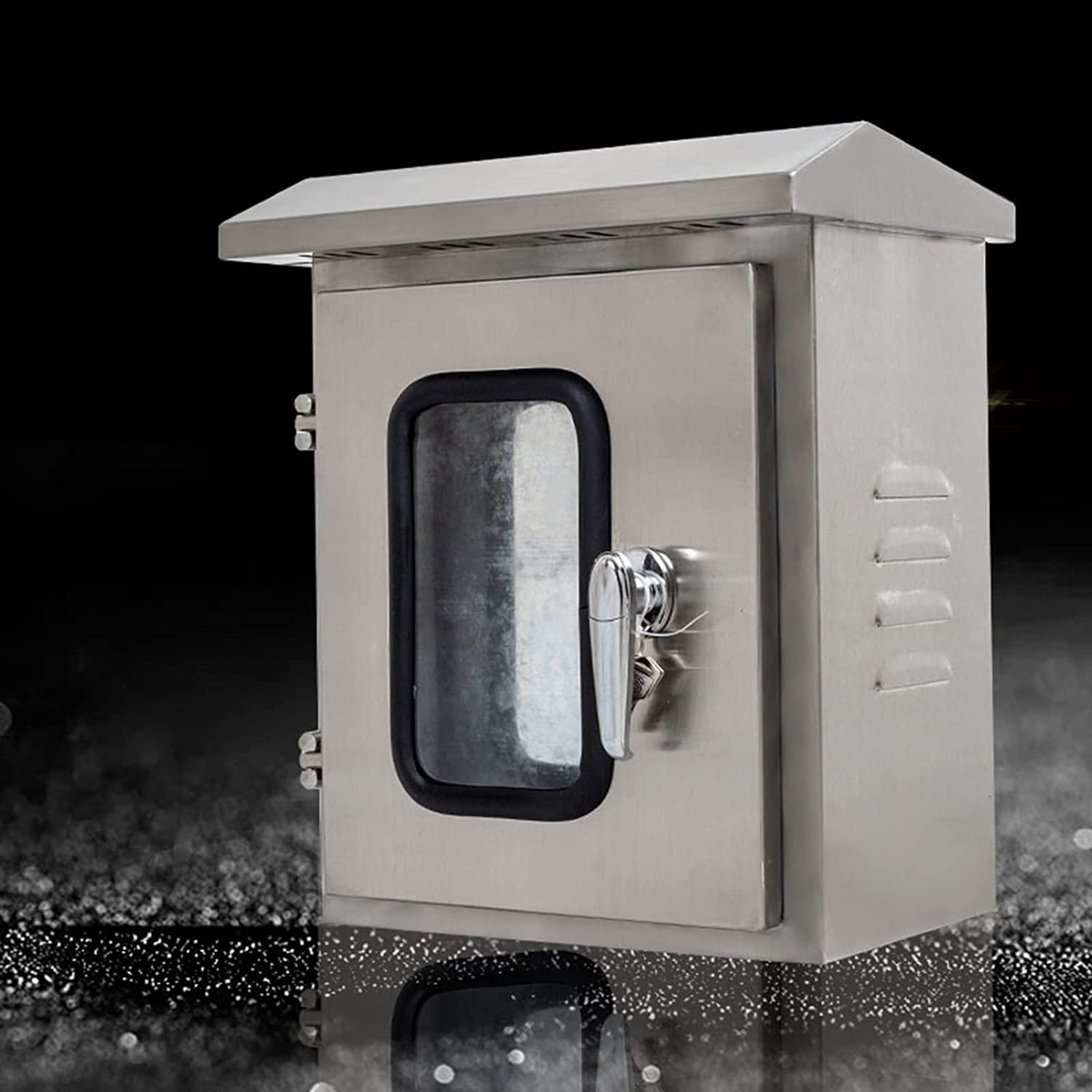 Cajas de empalmes eléctrica Caja Eléctrica For Exteriores De Acero Inoxidable, Caja De Conexiones Con Cerradura Impermeable For Interiores Y Exteriores, Caja De Distribución, Gabinete De Control De In