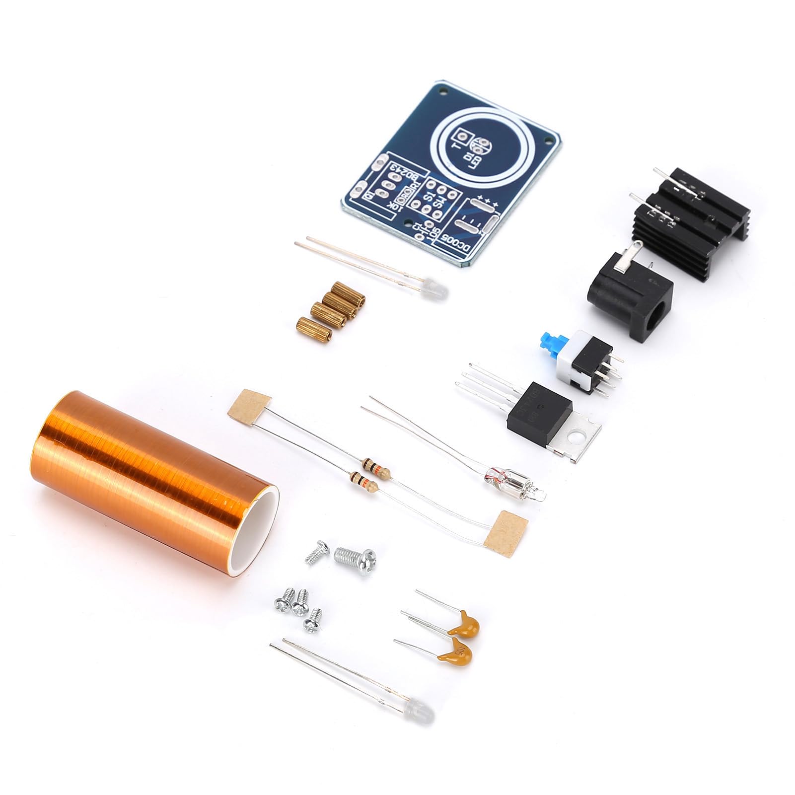 DIY Electronics Parts, Mini Coil Kit DC 9-12V Transmission for Music Projects for Scientific Experiments