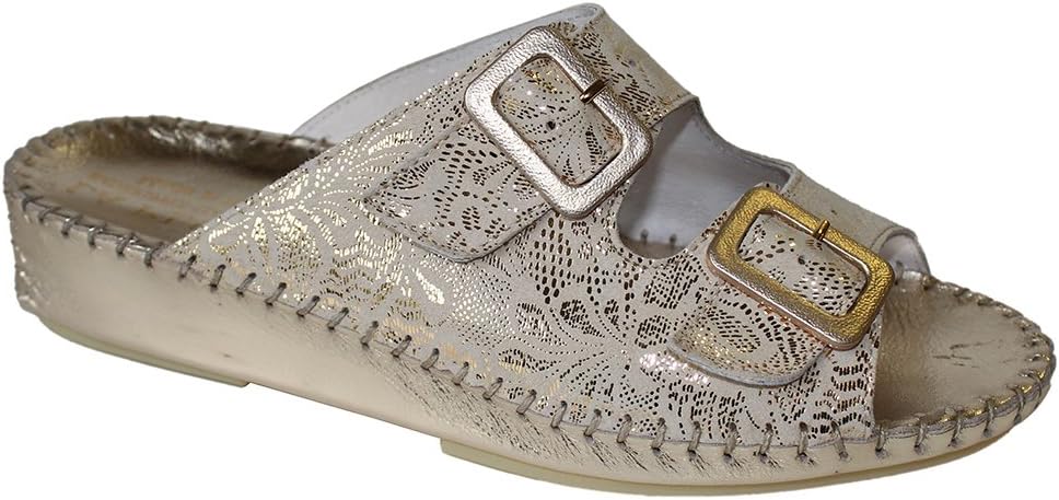 La Plume Jen Womens Sandals, Champagne, Size - 38
