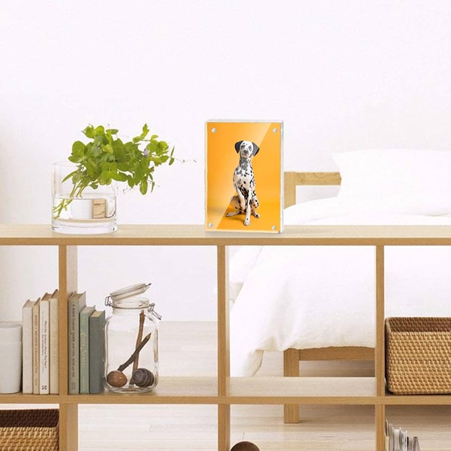 Amazon.co.jp: Lapeno アクリルフォトフレーム 写真立て マグネット