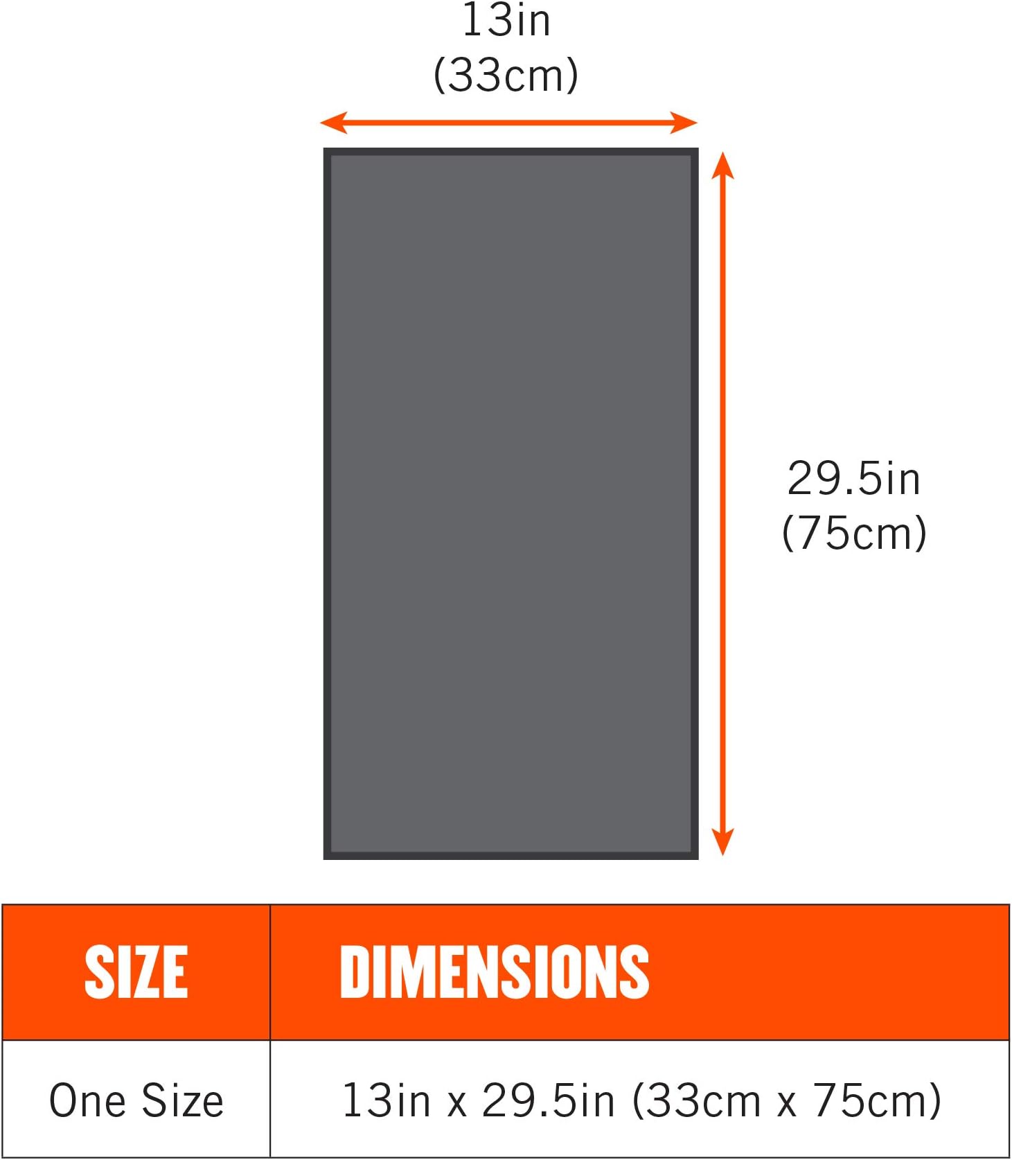Ergodyne 6602 Evaporative Coolingタオルグレー