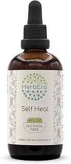 HerbEra Self Heal B120 Alcohol-Free Herbal Extract Tincture, Concentrated Liquid Drops Natural Self Heal (Heal All, Prunella Vulgaris) (4 fl oz)