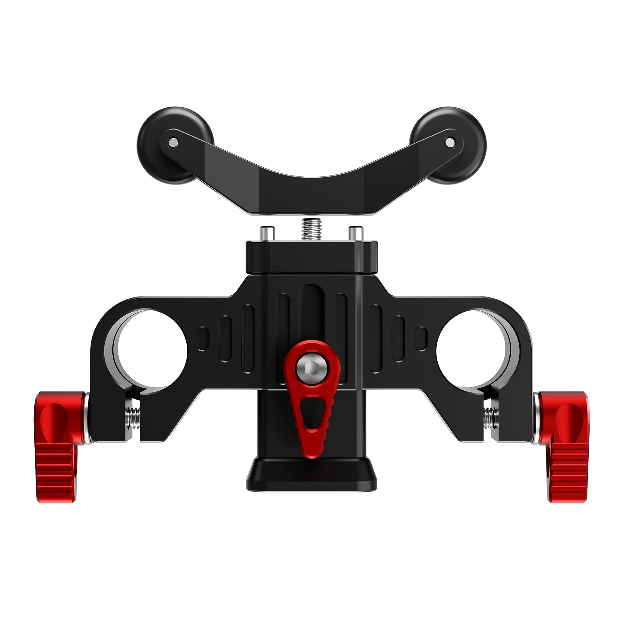 Freewell Adjustable Universal 15mm Rail Mount Support Compatible with Eiger Matte Box, Black