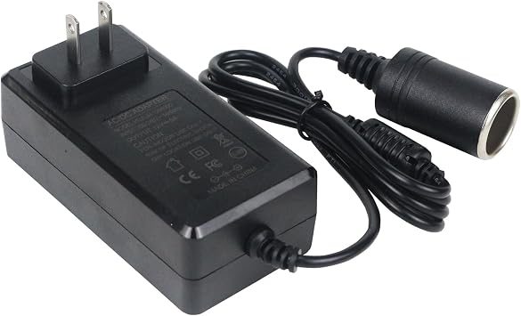 12 Volt Coleman Power Supply Adaptor for Thermoelectric Hot/Cold Cooler, Power Adaptor Plugs into Outlets, Ideal for Camping Home Office Dorm or Vehicle Use