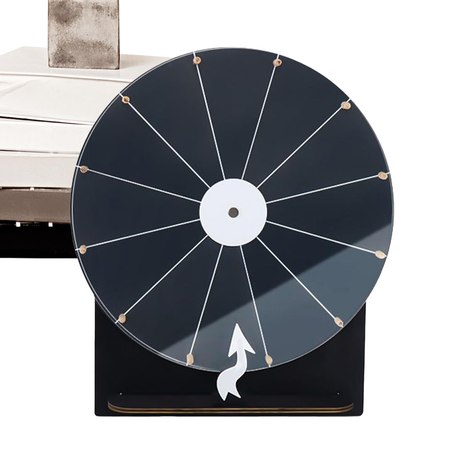 Ruota della Spinner | 28 cm Roulette Ruota in Legno | Accessorio per la Serata del Gioco per Adulti e Adolescenti, organizzatore di Feste, Classi, ricompense, Feste di Famiglia