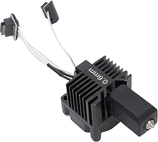 YWBL-WH Integriertes Düse Heißes Ende Kit mit Kühllüfter für Lab P1P P1S 3D -Drucker 0,6 Mm, Wärmepause von Ti Legierung, Gehärtete Stahldüse, PLA, ABS, PETG -kompatibel, Extruder