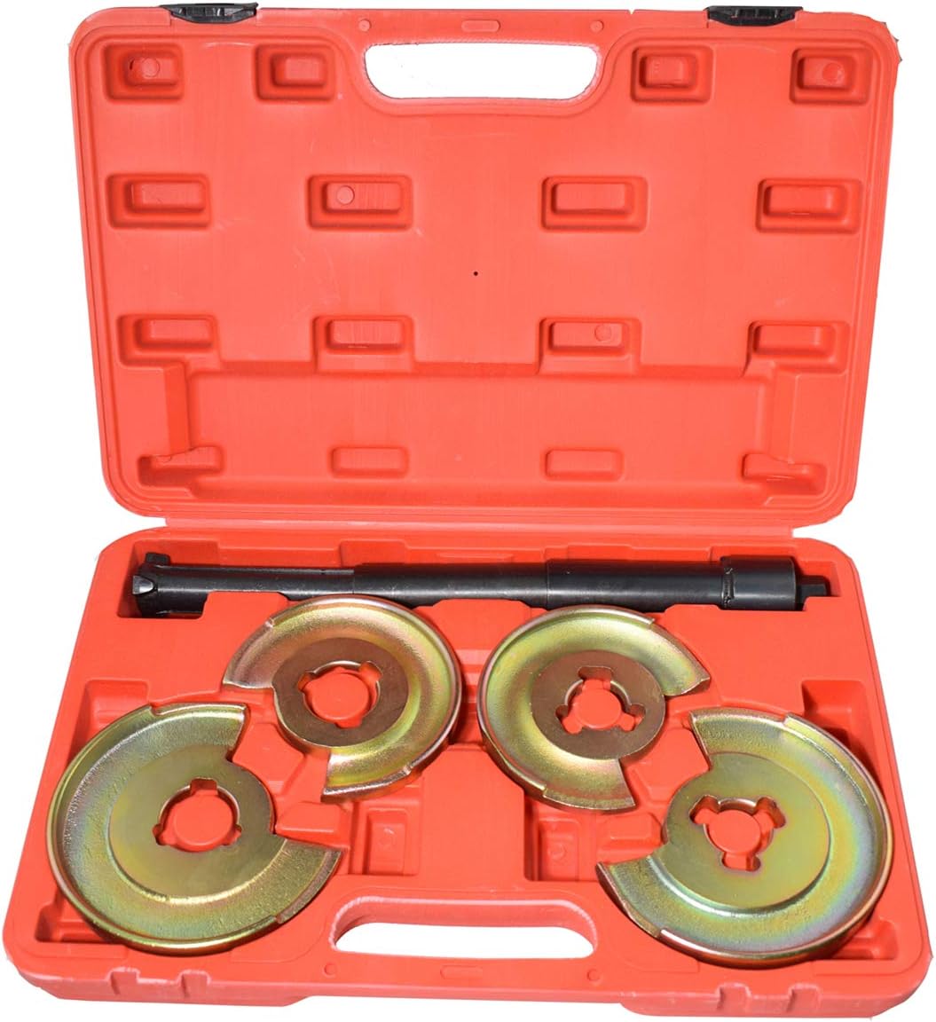 Supercrazy Coil Spring Compressor Tool Suspension Strut Interchangeable Fork Coil Extractor Set Compatible with Mercedes Benz
