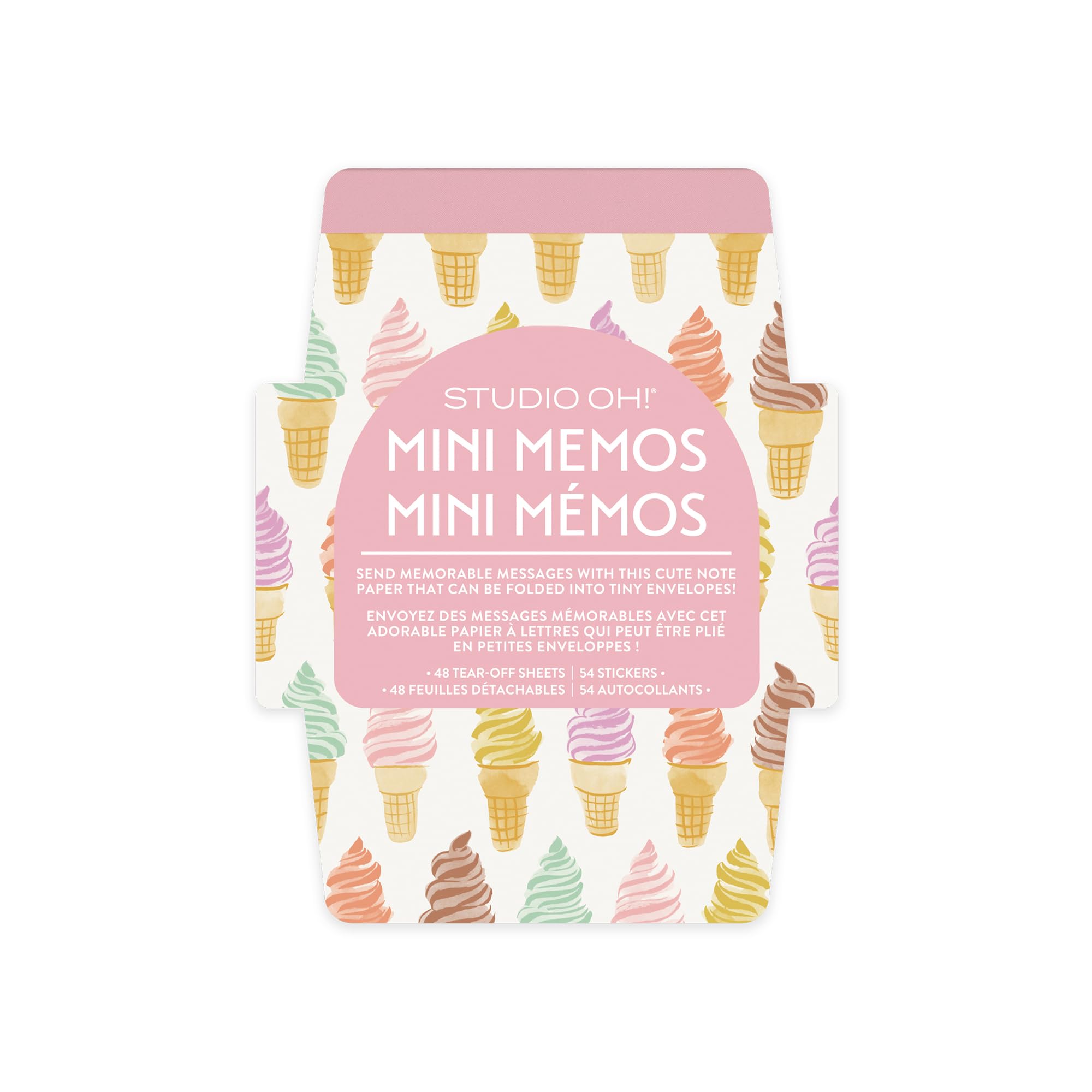 Amazon.com : Studio Oh! Blank Mini Note Cards with Sticker Seals