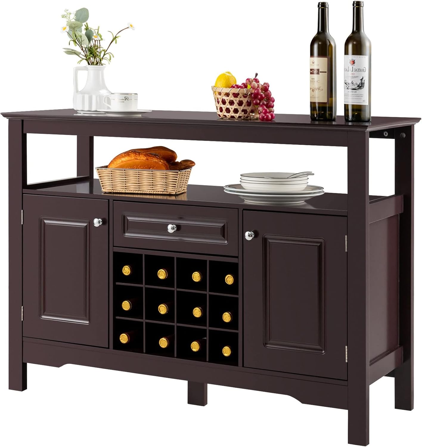 Rainfally Wood Liquor Bar Buffets Storage